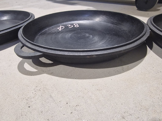 Cast iron Uzbek pan 380×50mm