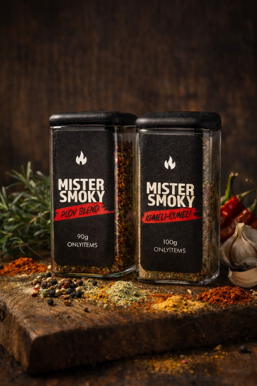 Georgian Spice Set – Plov Blend & Khmeli-Suneli (2 Jars)