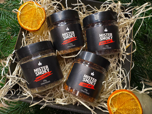 Gourmet BBQ Spice Gift Set – Steak, Beef, Svanetian Salt & Khmeli-Suneli