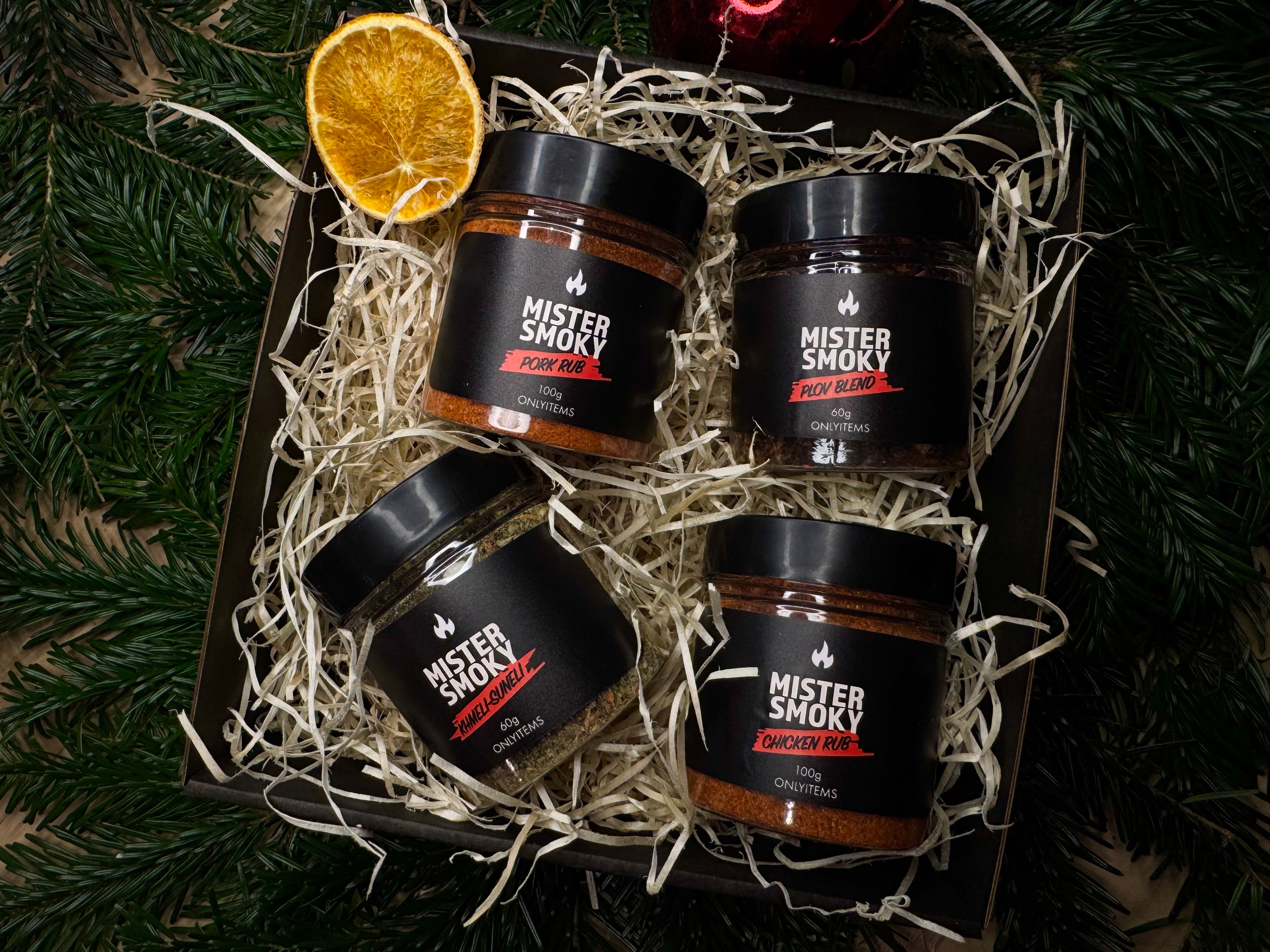 Gourmet BBQ Spice Gift Set – Steak, Beef, Svanetian Salt & Khmeli-Suneli