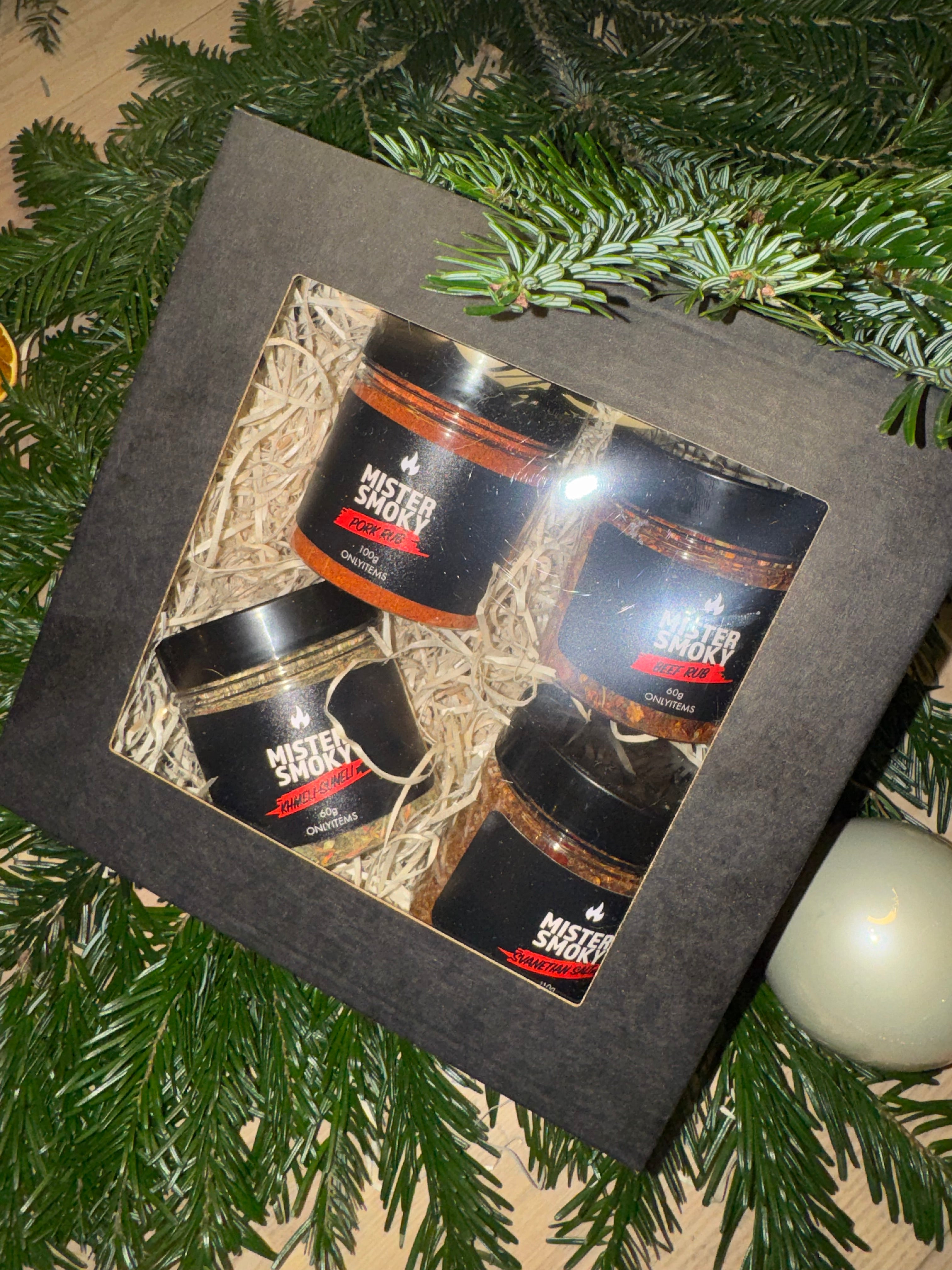 Gourmet BBQ Spice Gift Set – Steak, Beef, Svanetian Salt & Khmeli-Suneli