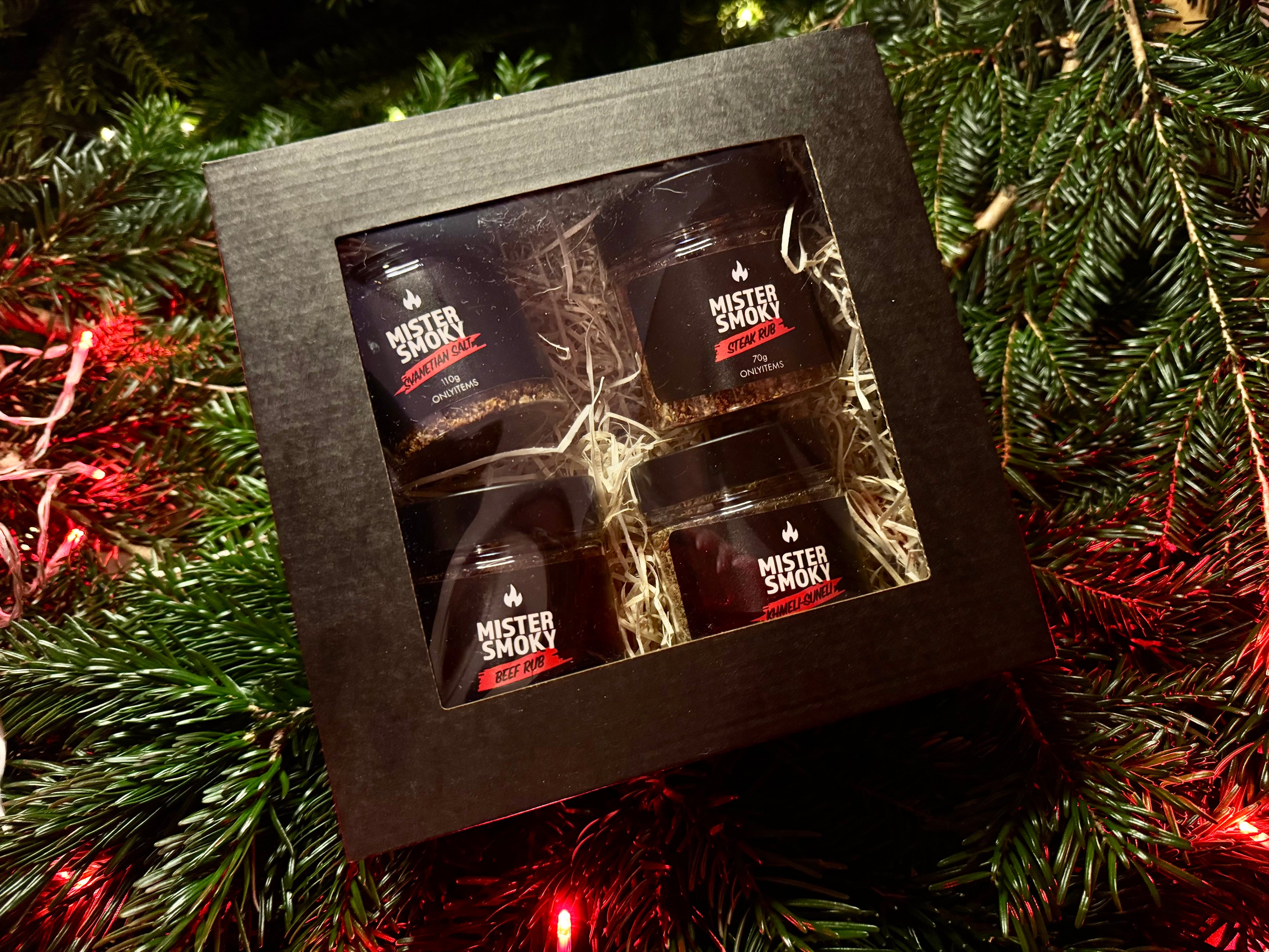 Gourmet BBQ Spice Gift Set – Steak, Beef, Svanetian Salt & Khmeli-Suneli