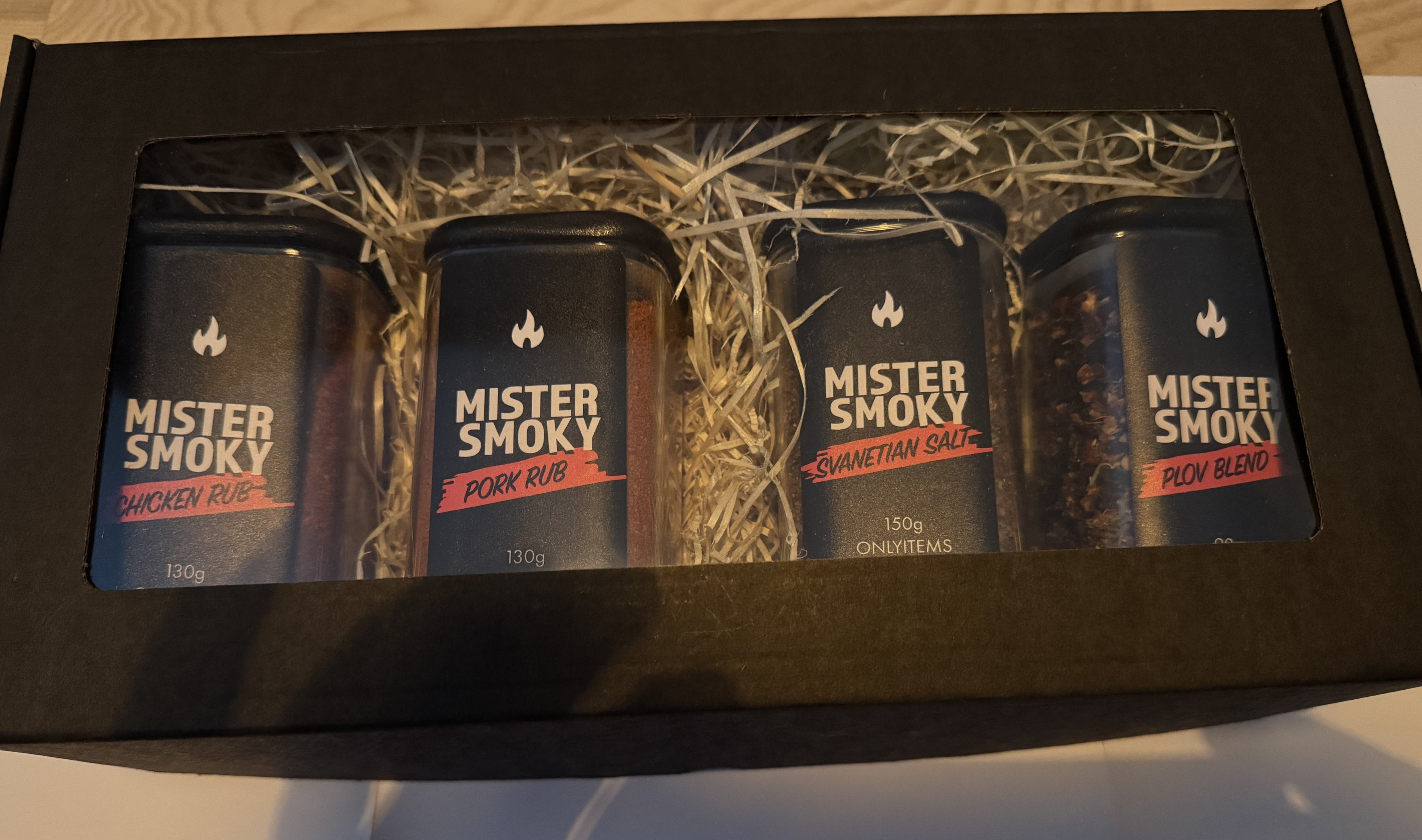 BBQ Spice Gift Set – Chicken, Pork, Svaneti Salt & Pilaf Seasoning, Gift for Him