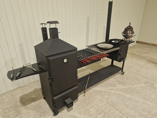 BIG Oven/grill/smoker 3in1 with table